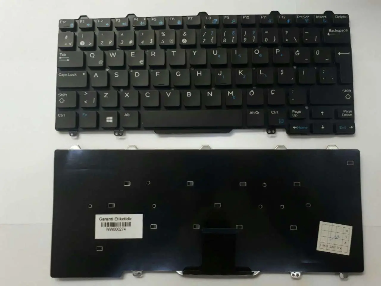 Dell 7350 E5250 E7270 Notebook Klavye